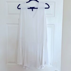 BCBG maxazaria white dress. Size S